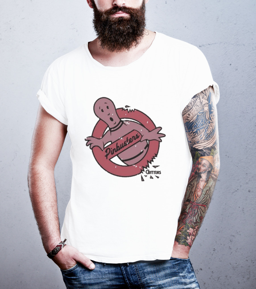 Pinbusters Parody Bowling Ghost T-Shirt