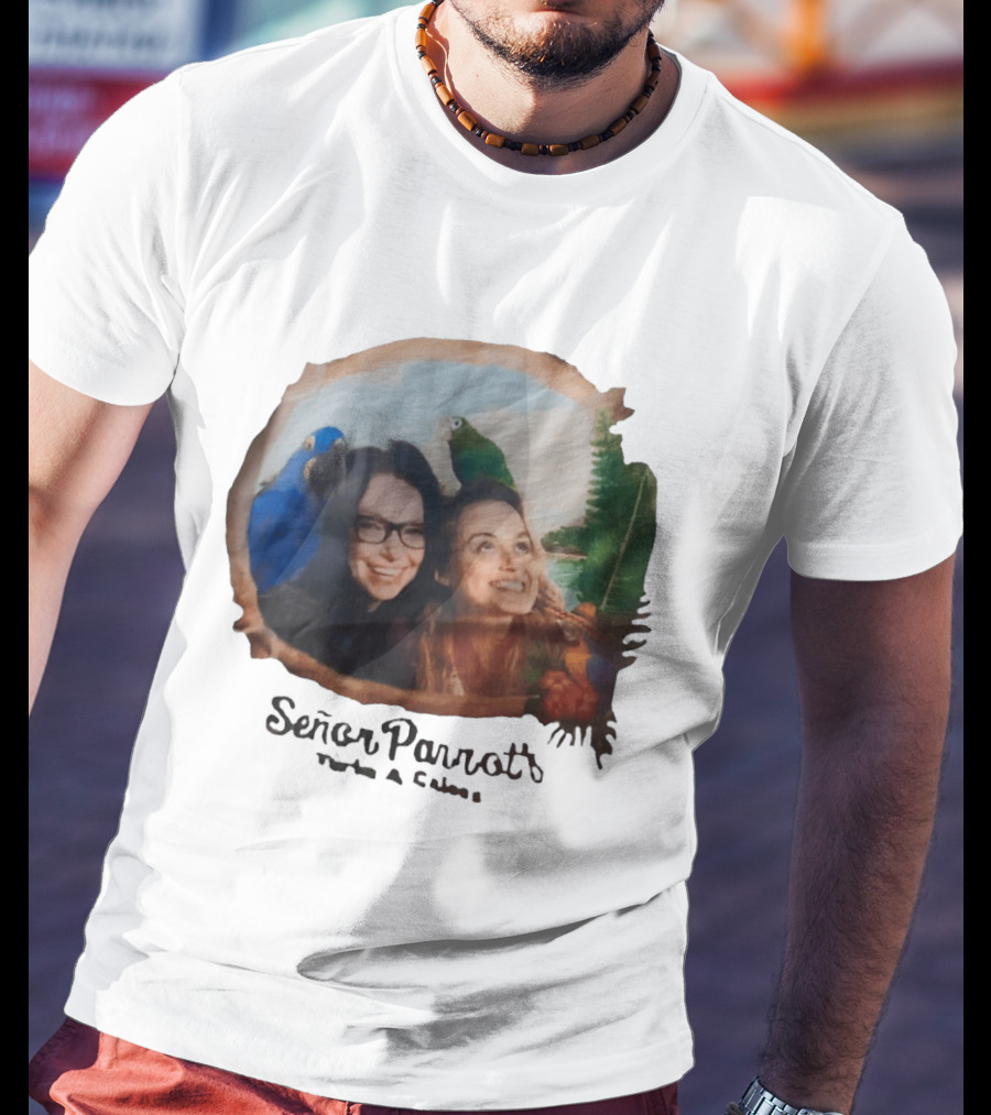 Señor Parrot Turks And Caicos Tropical Adventure T-Shirt