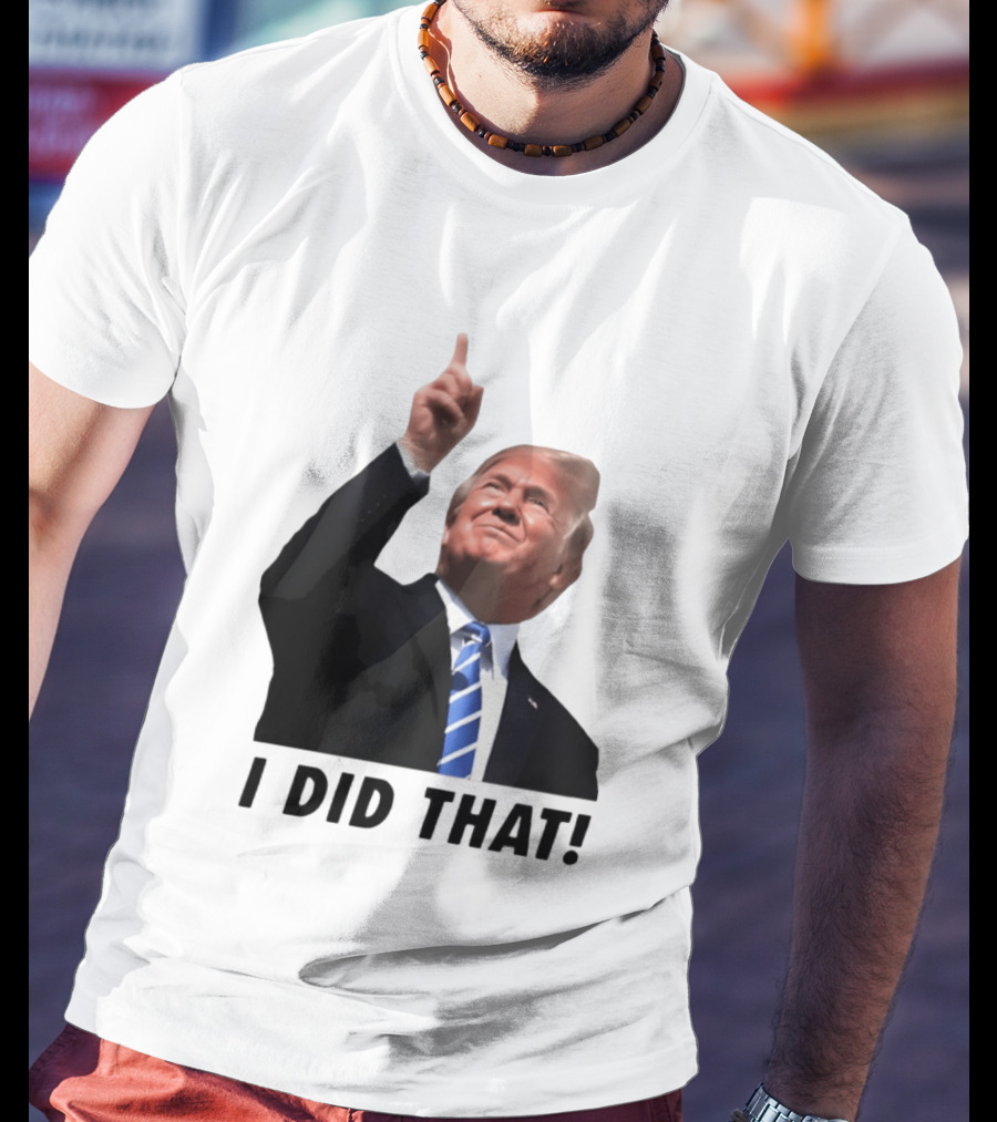 Trump I Did That Pointing Gesture Price Commentary T-Shirt