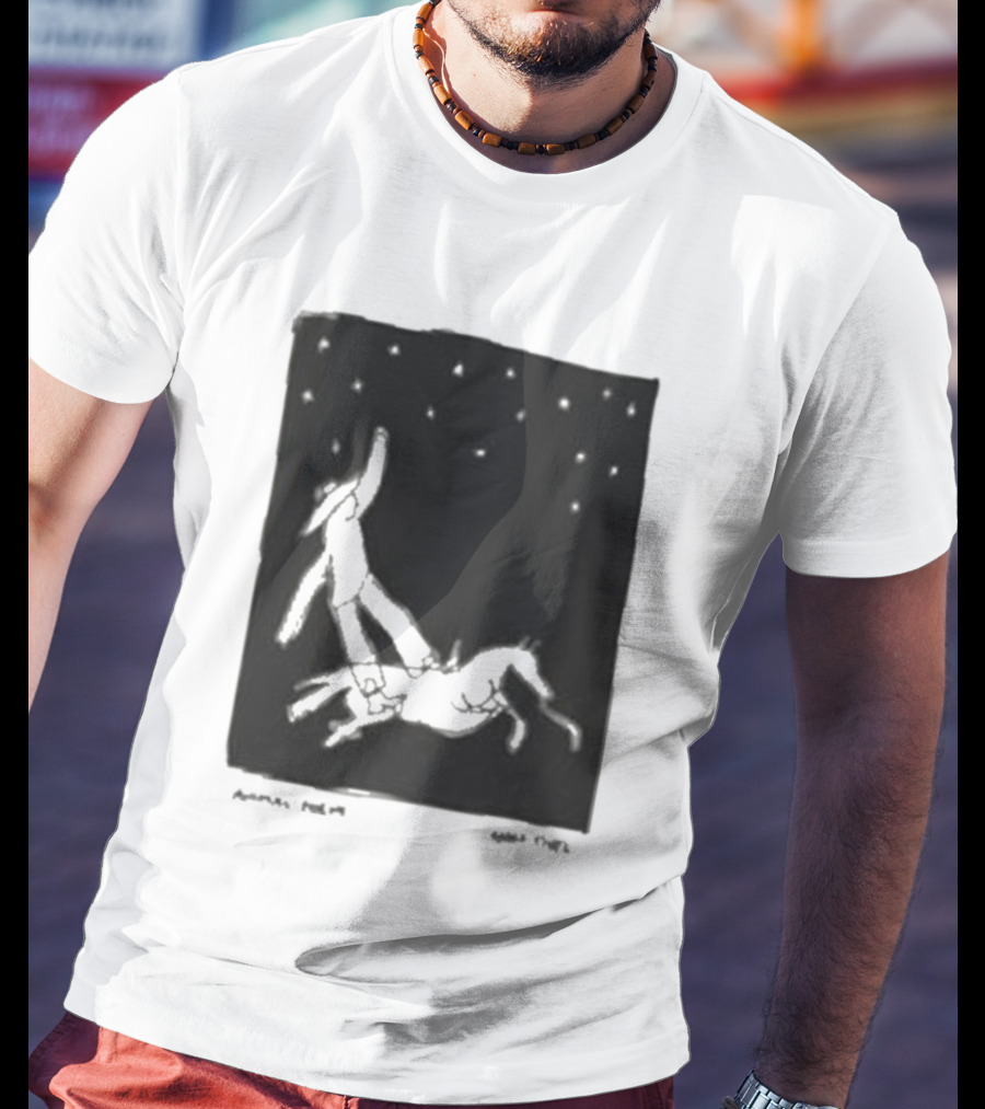 Anna Tivel Cowboy Under Starry Night T-Shirt