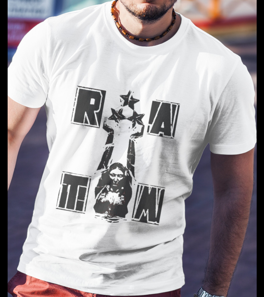 Rage Against The Machine RATM Stars Stencil T-Shirt