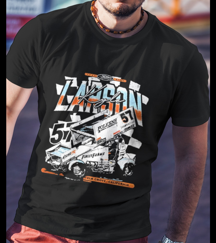 Kyle Larson 57 Racing Elk Grove California T-Shirt