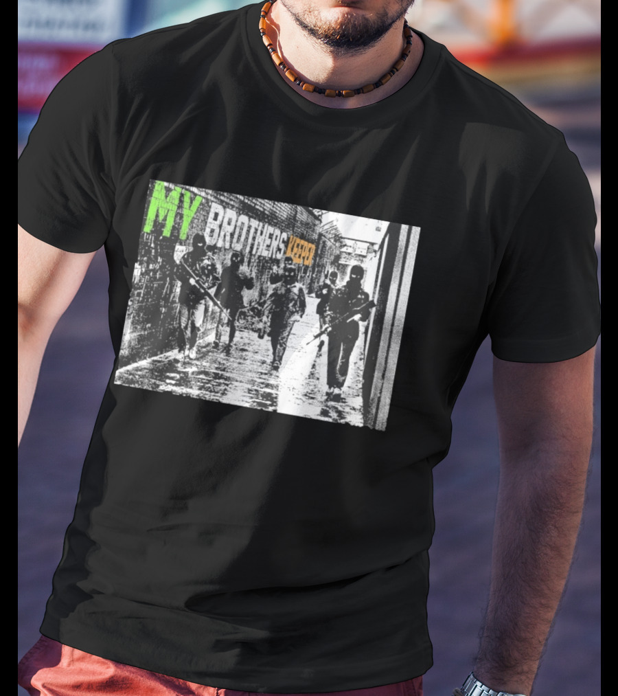Omerta My Brothers Keeper Masked Figures Alleyway T-Shirt