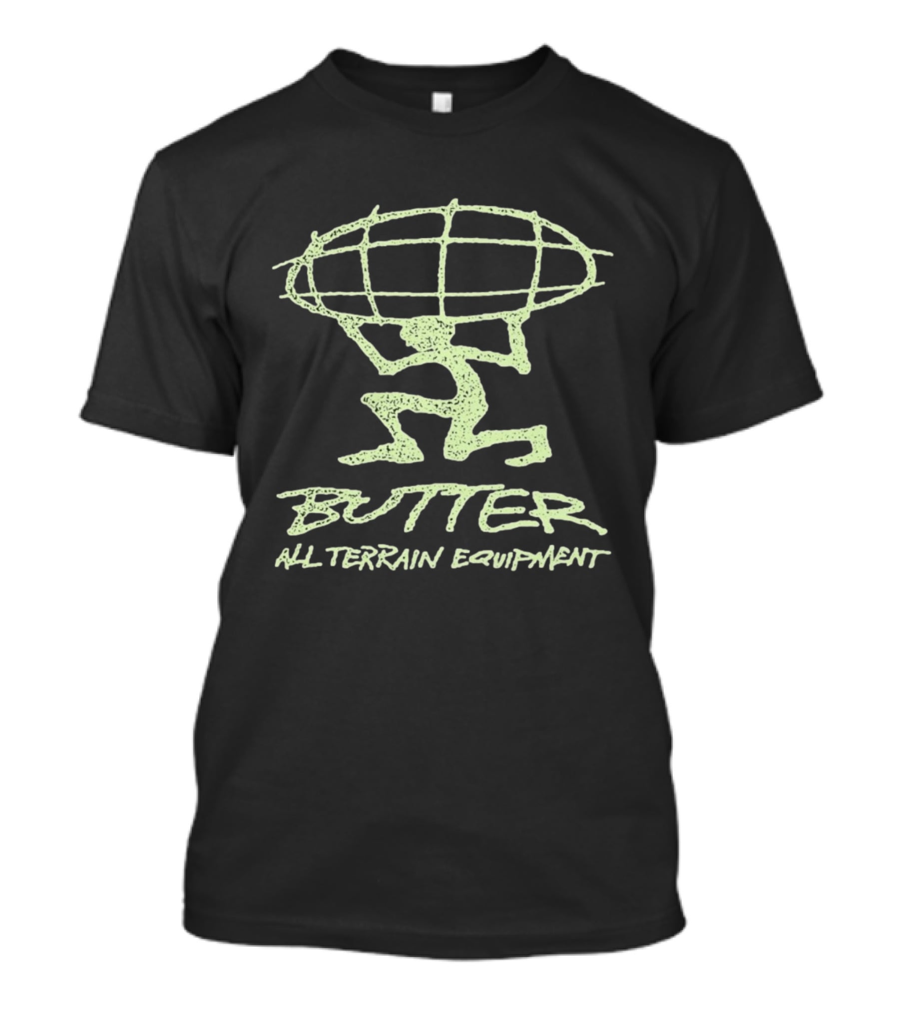 Pukas Surf Butter All Terrain Equipment Athlete Carrying Surfboard T-Shirt