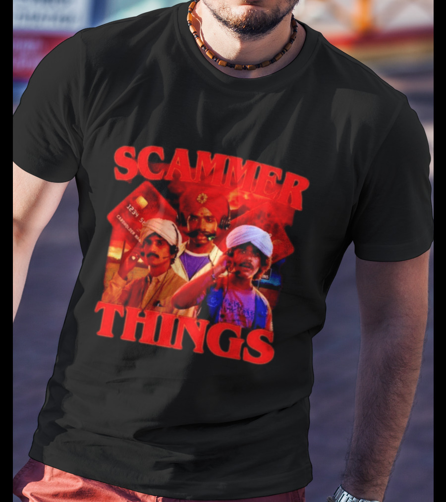Scammer Things Credit Card Call Center T-Shirt
