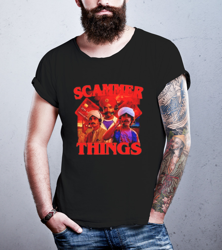 Scammer Things Credit Card Call Center T-Shirt