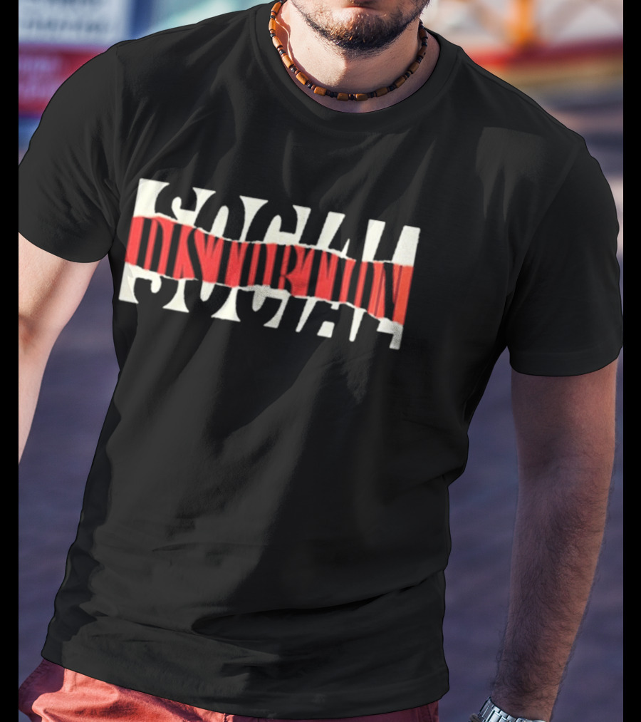 Social Distortion Torn White And Red T-Shirt