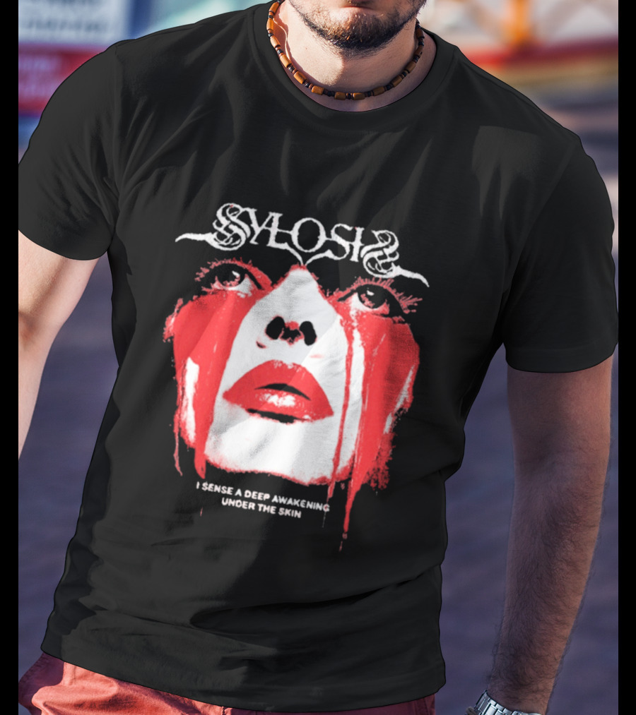 Sylosis I Sense A Deep Awakening Under The Skin Blood Tears Face T-Shirt