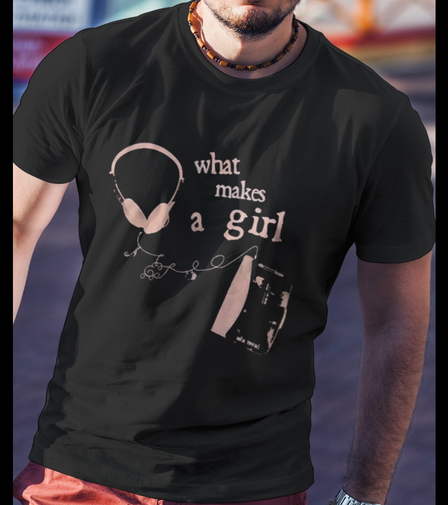 Conan Gray Wishbone World Tour 2026 What Makes A Girl Headphones Music Notes T-Shirt