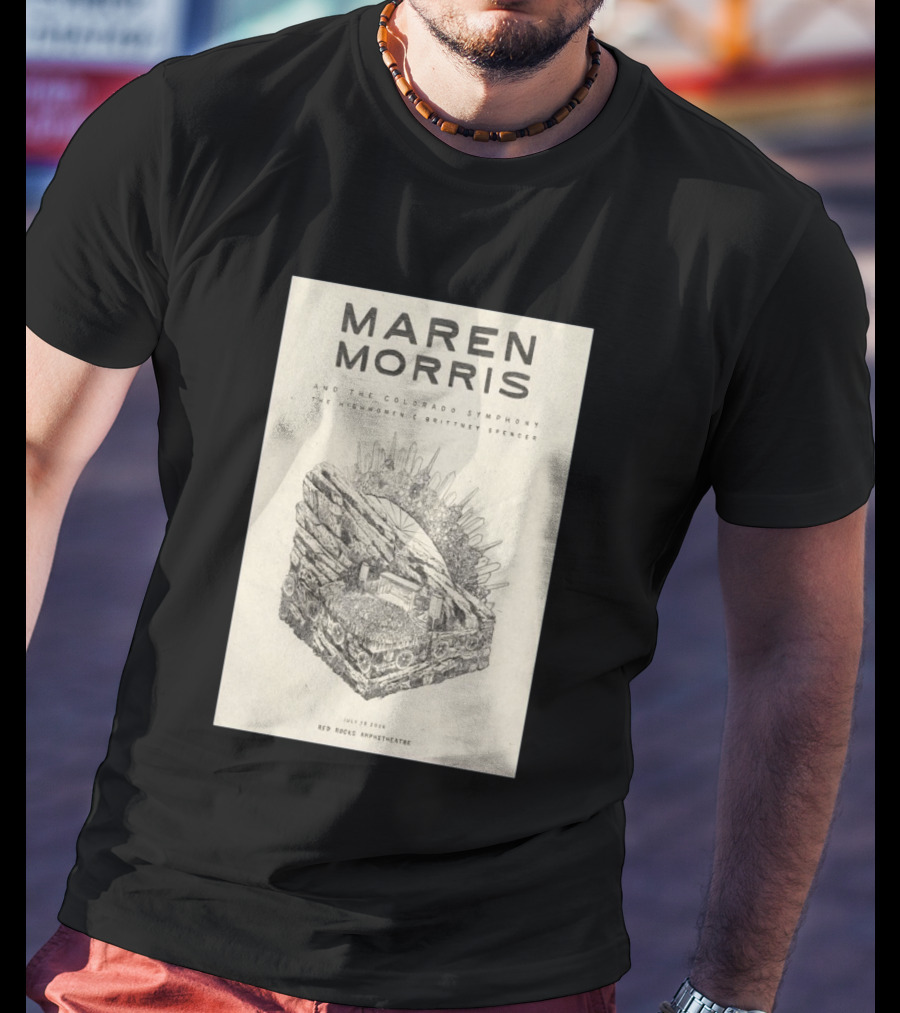 Maren Morris Red Rocks Amphitheatre July 19 2026 With Colorado Symphony The Highwomen Brittney Spencer T-Shirt