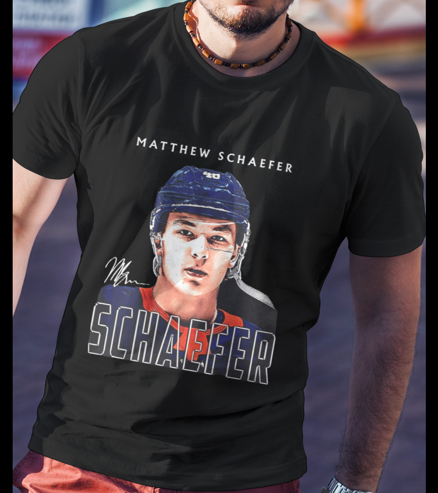 Schaefer 40 NY Islanders Hockey Player T-Shirt