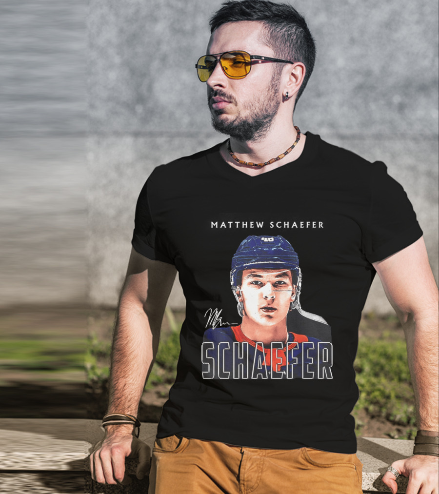 Schaefer 40 NY Islanders Hockey Player T-Shirt