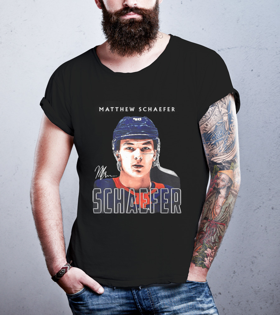 Schaefer 40 NY Islanders Hockey Player T-Shirt