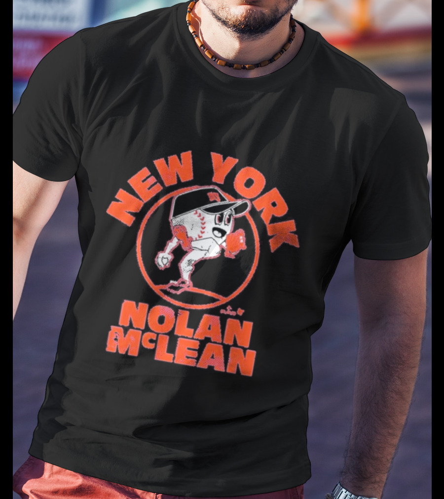 New York Nolan McLean Baseball Buddies T-Shirt