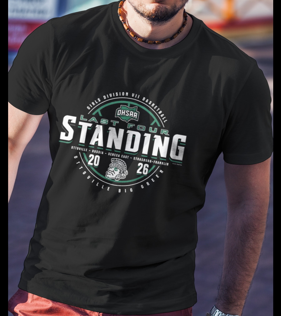 Ottoville Big Green Last Four Standing 2026 Ohio Division VII Basketball Tournament T-Shirt