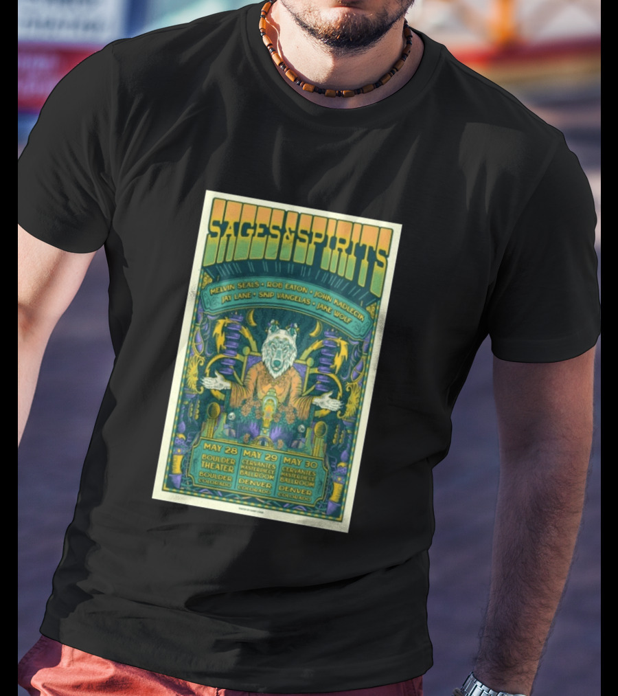 Sages And Spirits In Boulder Cl May 28 2026 T-Shirt