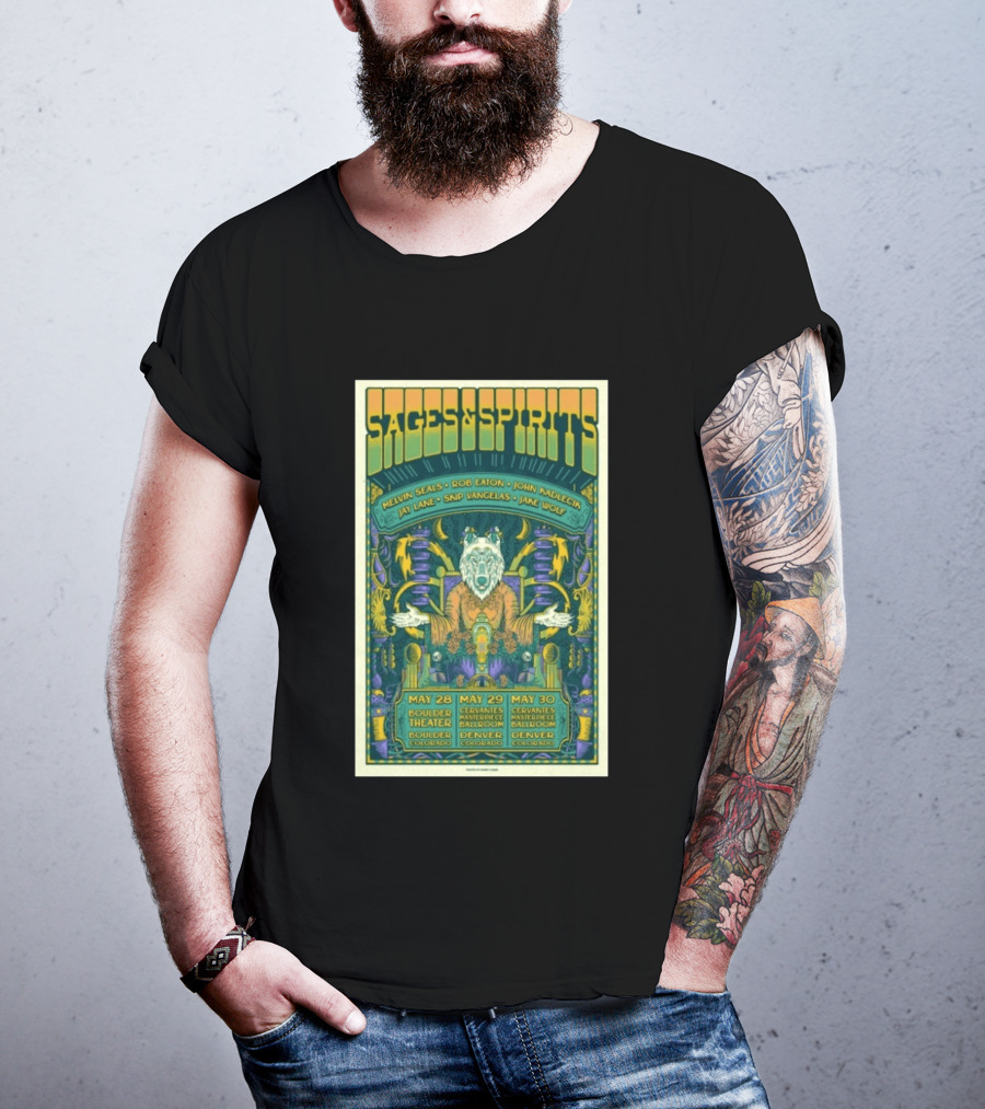 Sages And Spirits In Boulder Cl May 28 2026 T-Shirt