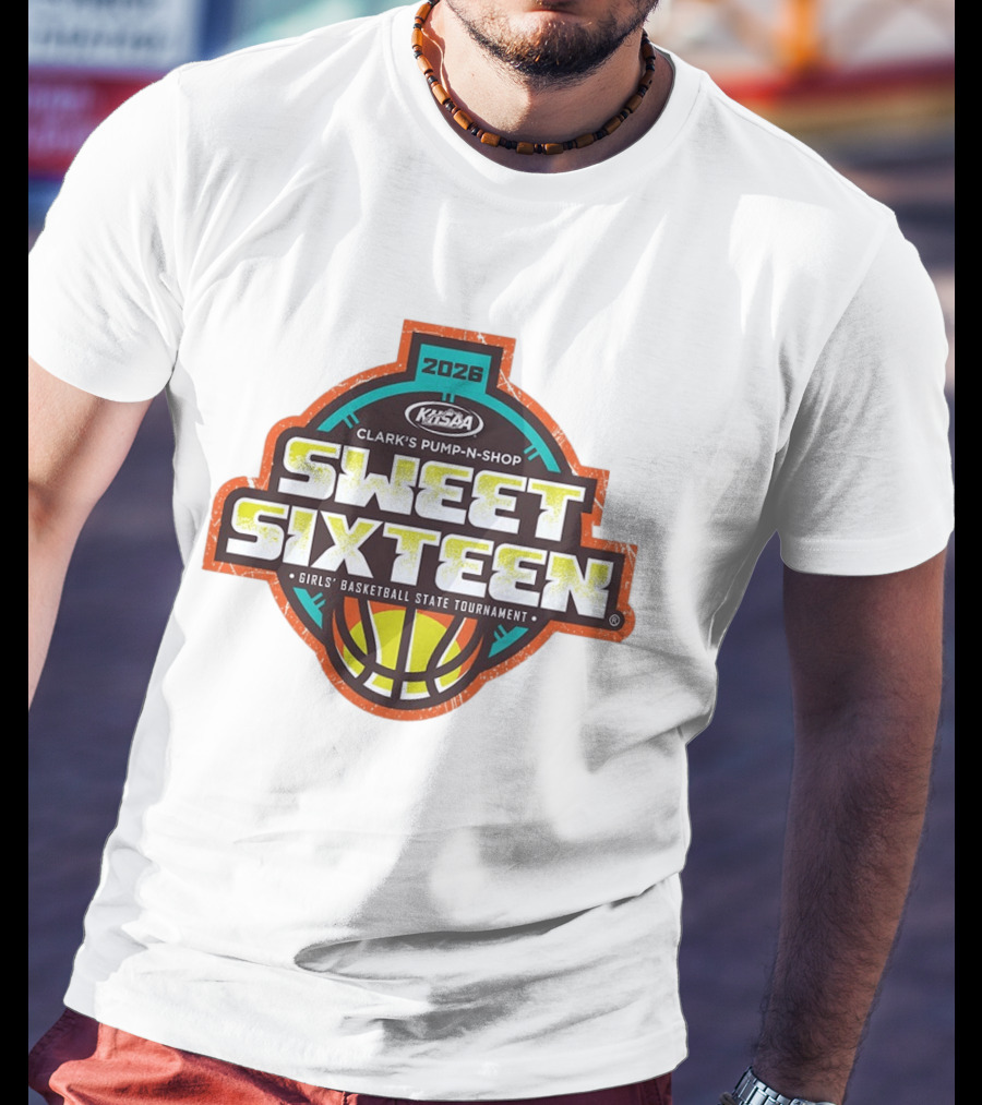Clark's Pump N Shop Sweet Sixteen 2026 KHSAA Girls Basketball State Tournament T-Shirt