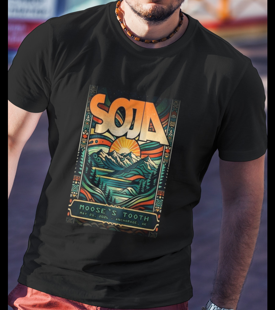 Soja Moose's Tooth Anchorage AK May 21 2026 T-Shirt