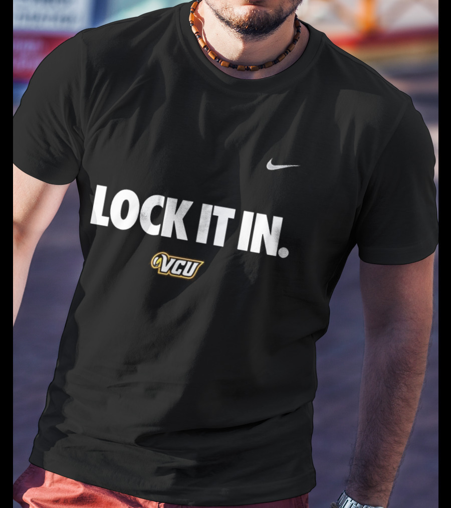 Nike VCU Rams Lock It In Team Legend 2026 T-Shirt