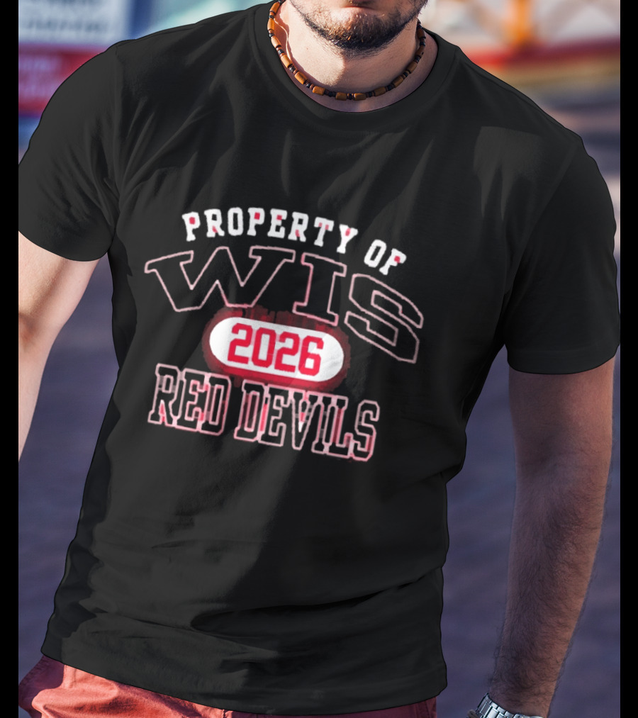 Property Of Wis Washington Red Devils Class Of 2026 T-Shirt