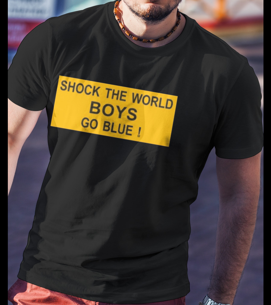 Shock The World Boys Go Blue T-Shirt