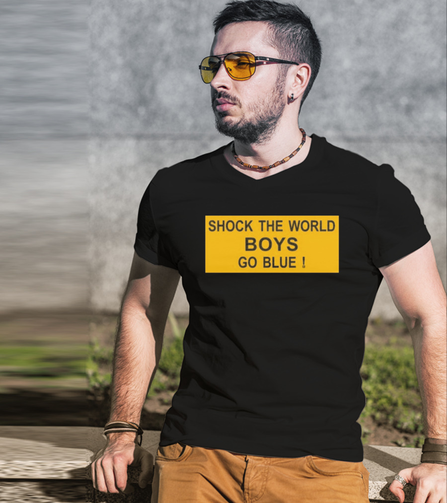 Shock The World Boys Go Blue T-Shirt