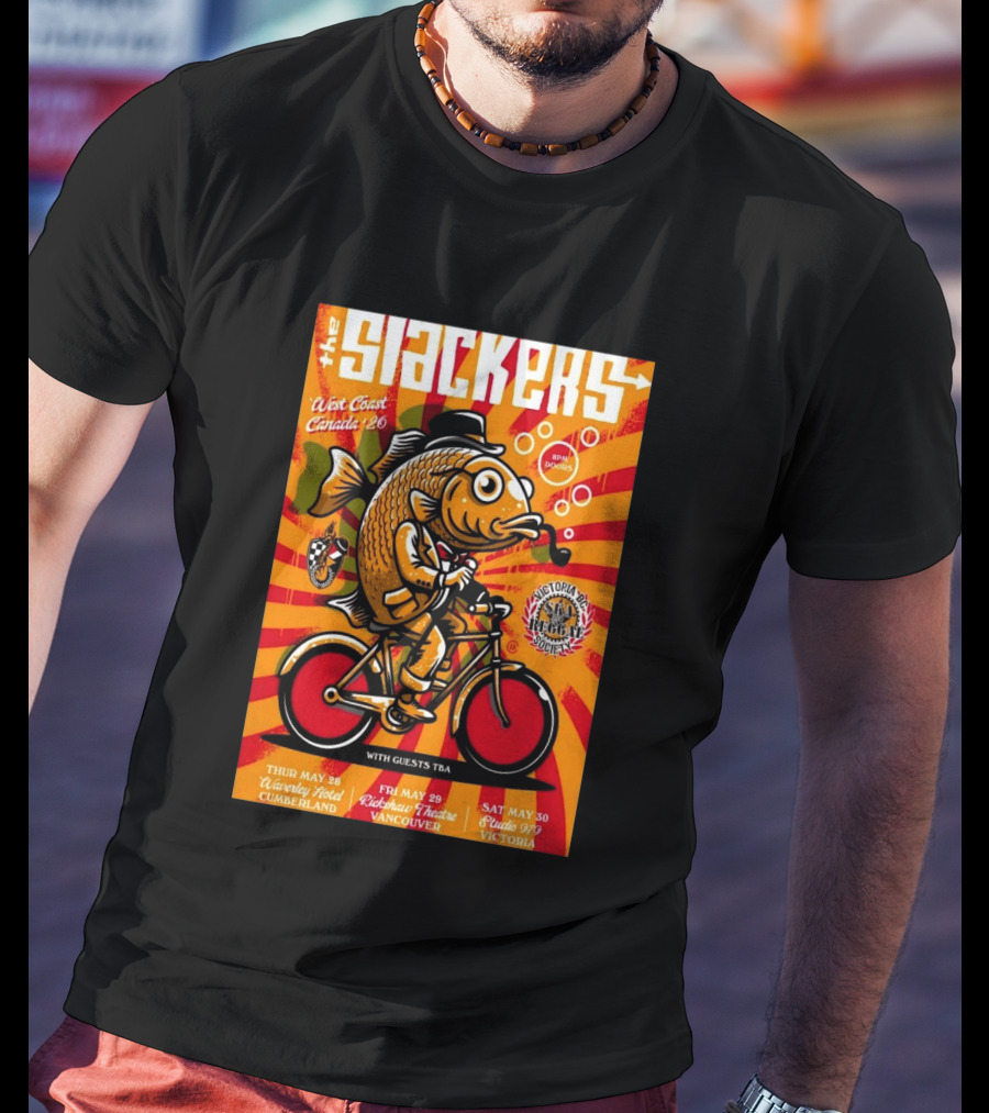The Slackers West Coast Canada Tour 2026 Victoria Ska And Reggae Society With Guests TBA T-Shirt