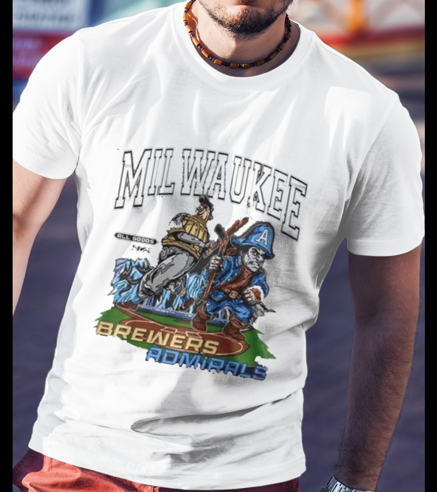 Milwaukee Brewers Admirals 2026 Night Collaboration T-Shirt