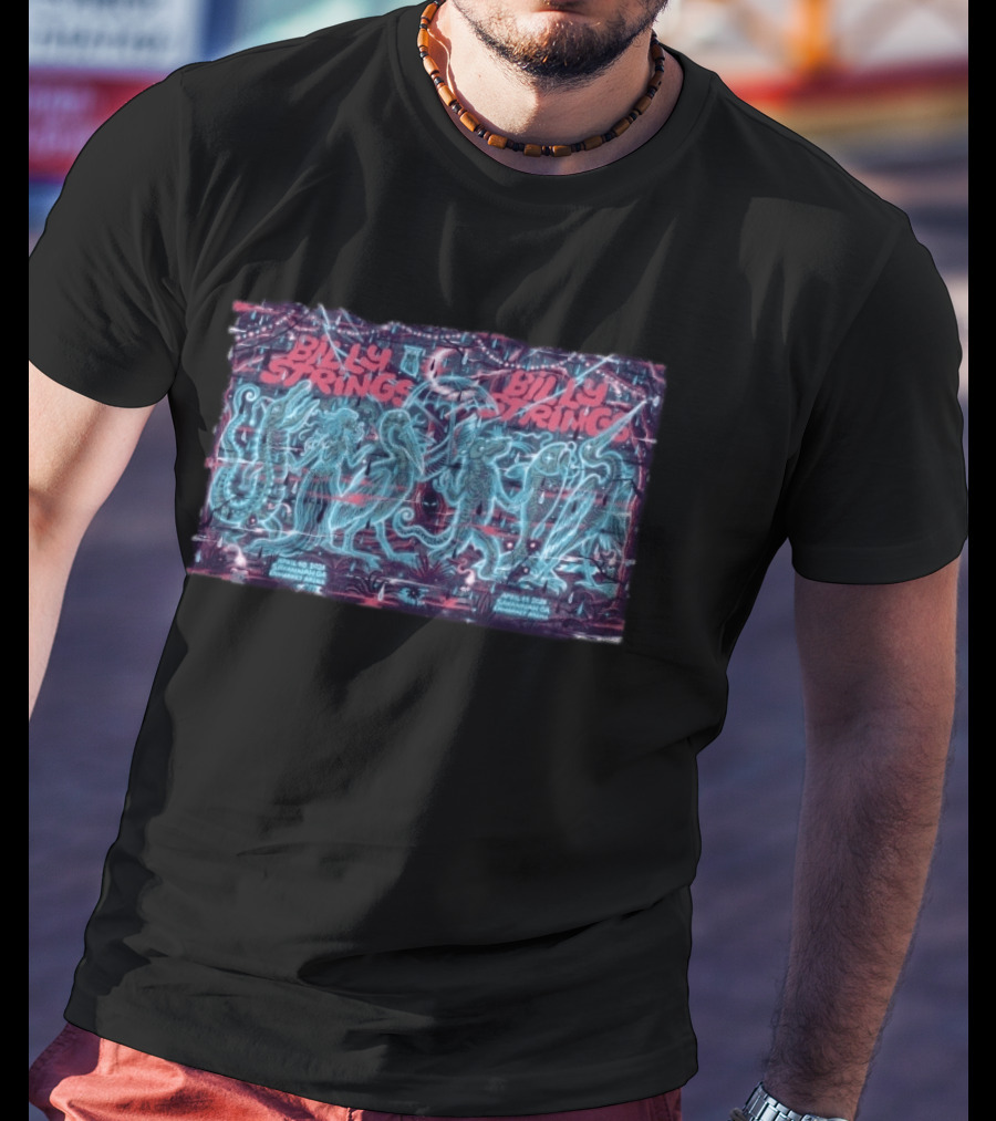 Billy Strings Savannah Enmarket Arena April 26 2026 Fantastical Creatures T-Shirt