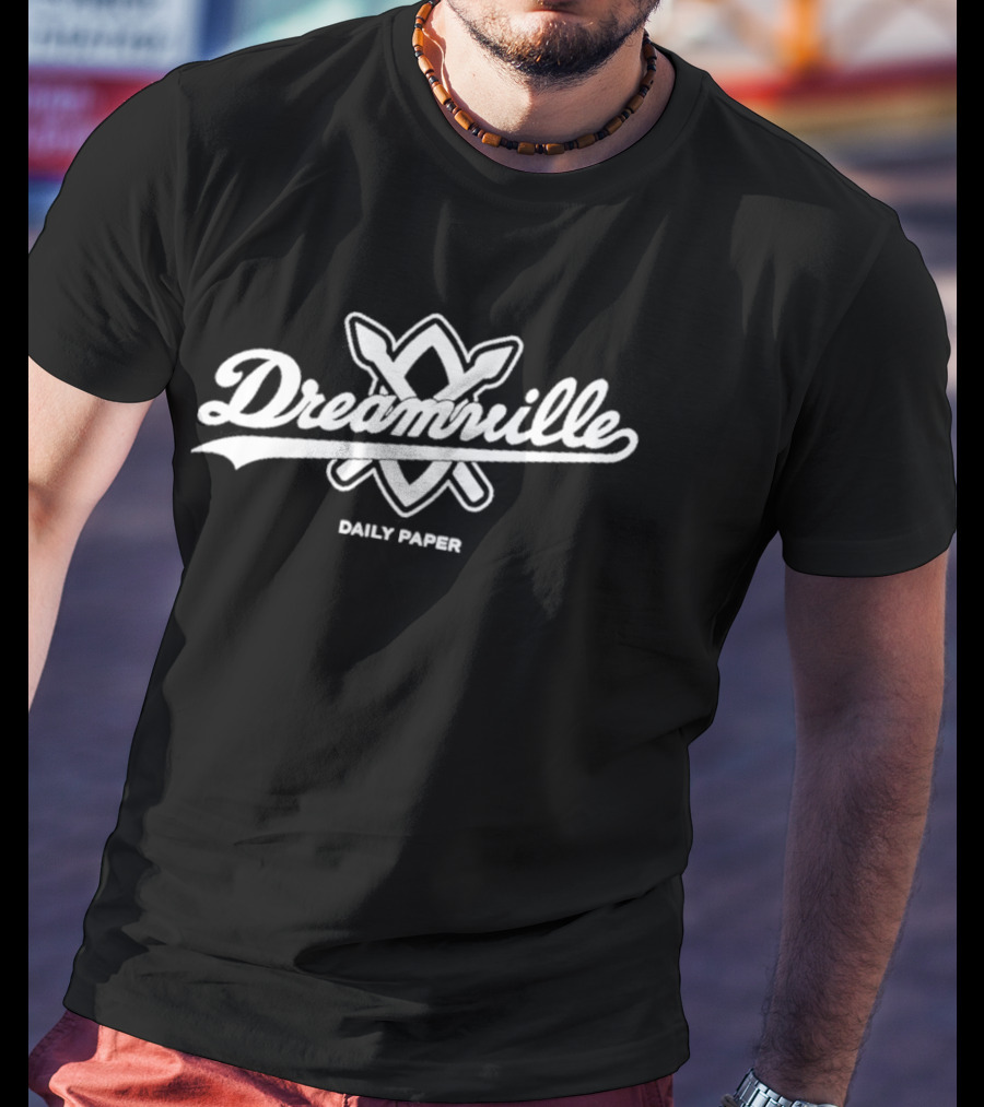 Dreamville Daily Paper X Collaboration Baseball Bats T-Shirt