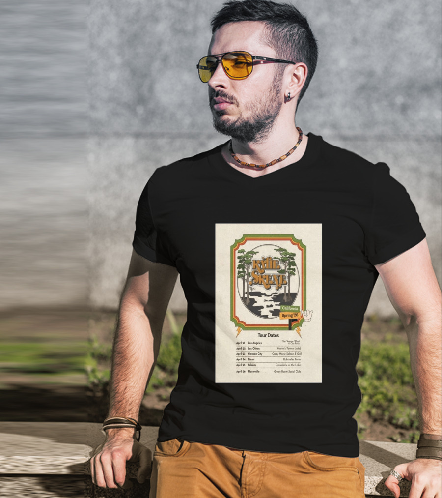 Kalie Skene California Spring 2026 Tour Dates Venice West Los Angeles Mattie's Tavern Los Olivos T-Shirt