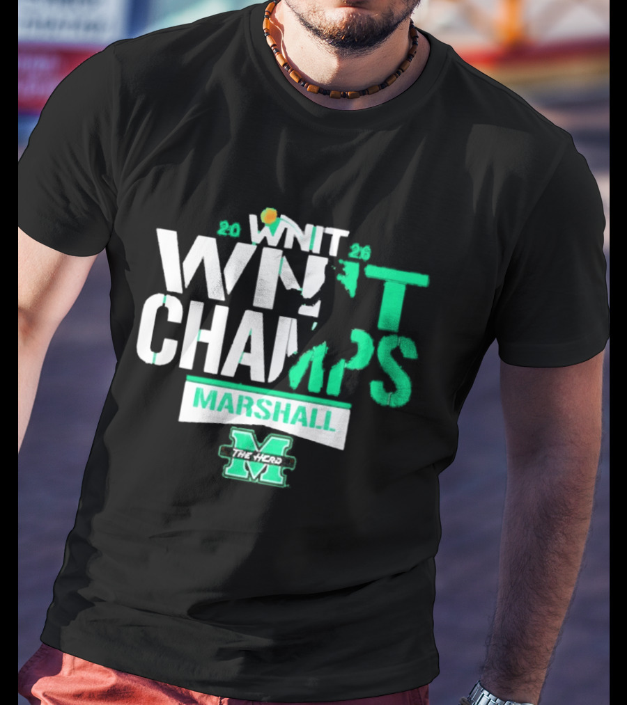 Marshall Thundering Herd 2026 WNIT Champs T-Shirt