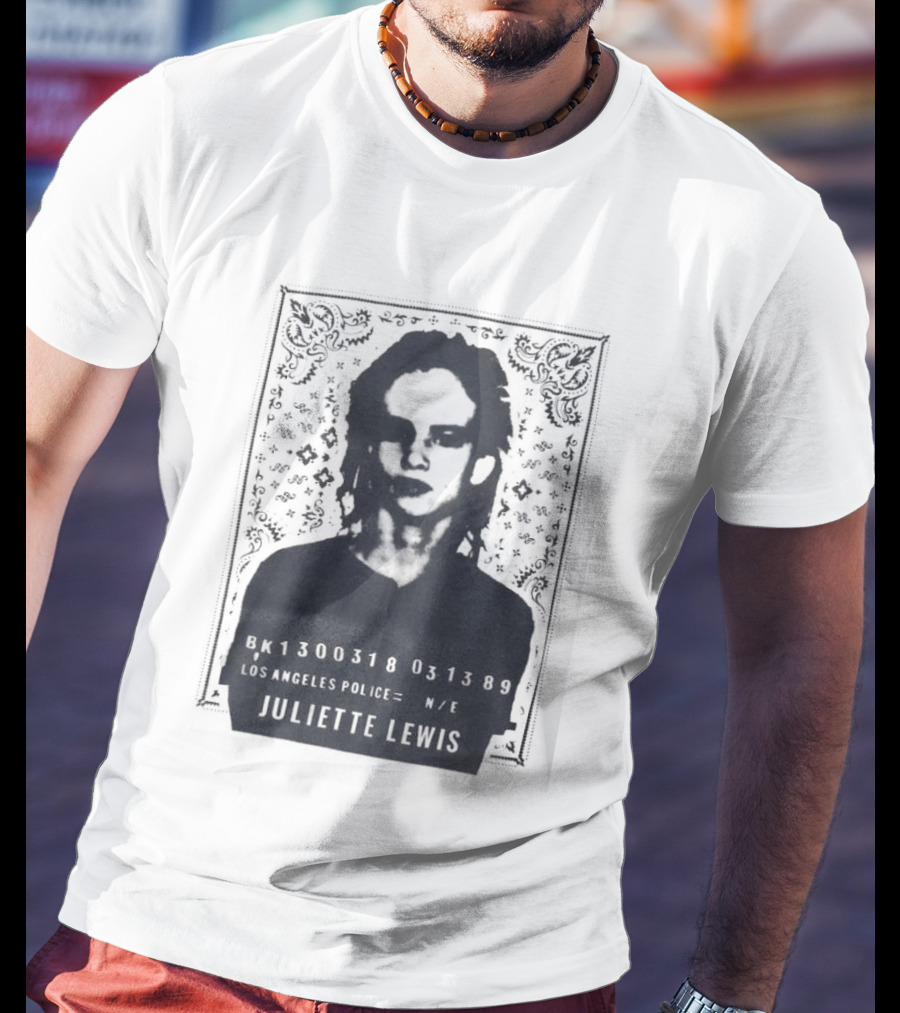 Juliette Lewis Los Angeles Police Shot 300318 USA 1989 T-Shirt