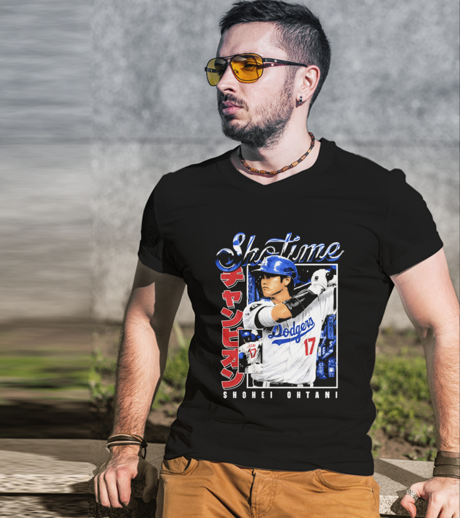 Showtime Shohei Ohtani Dodgers Champion 2026 T-Shirt