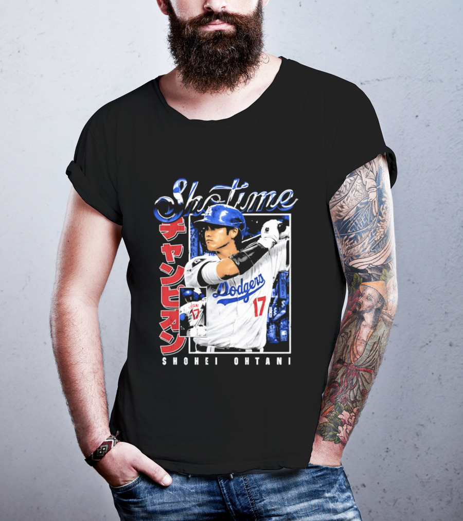 Showtime Shohei Ohtani Dodgers Champion 2026 T-Shirt