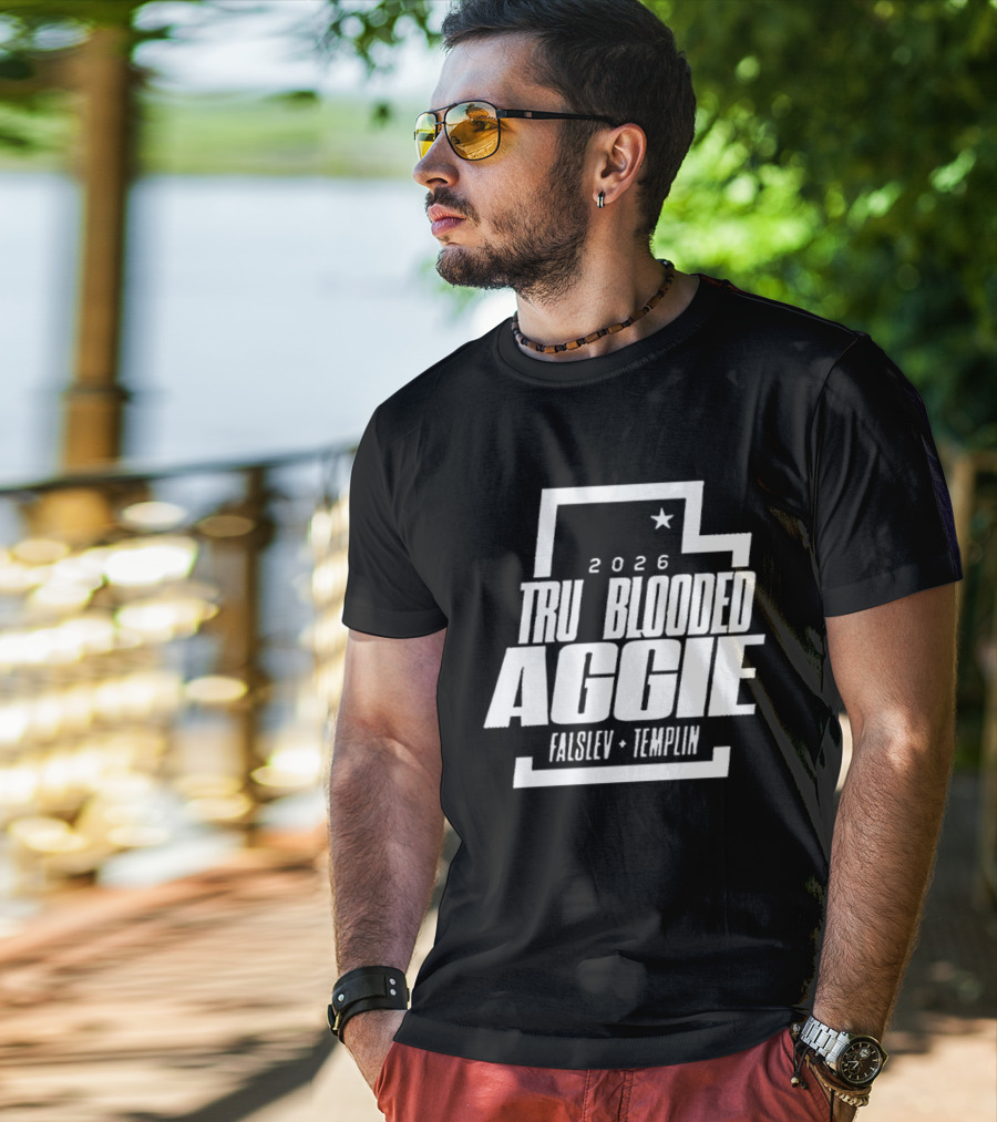 True Blooded Aggie Falslev Templin 2026 Utah Star T-Shirt