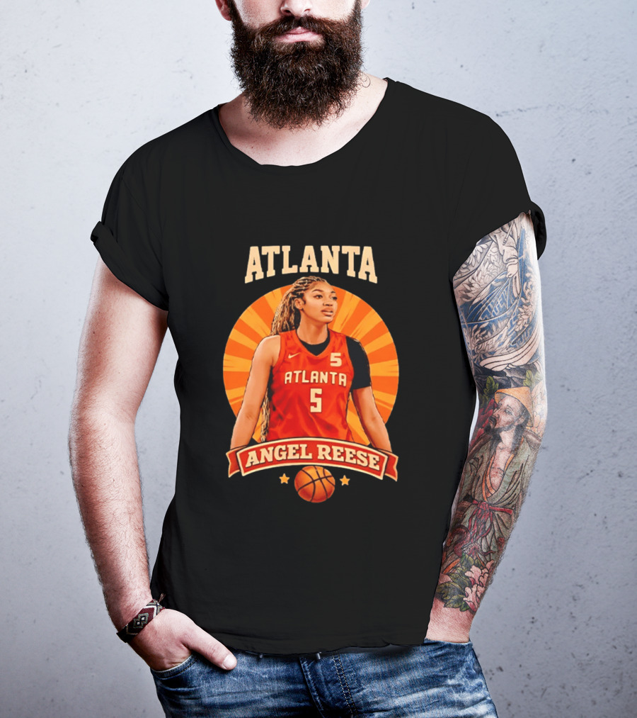 Atlanta Angel Reese Basketball T-Shirt