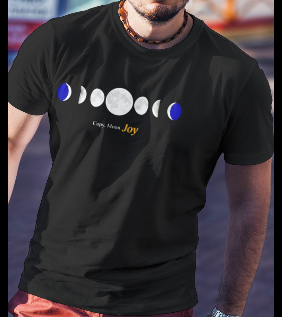 Copy Moon Joy Lunar Phases Moon Cycle T-Shirt