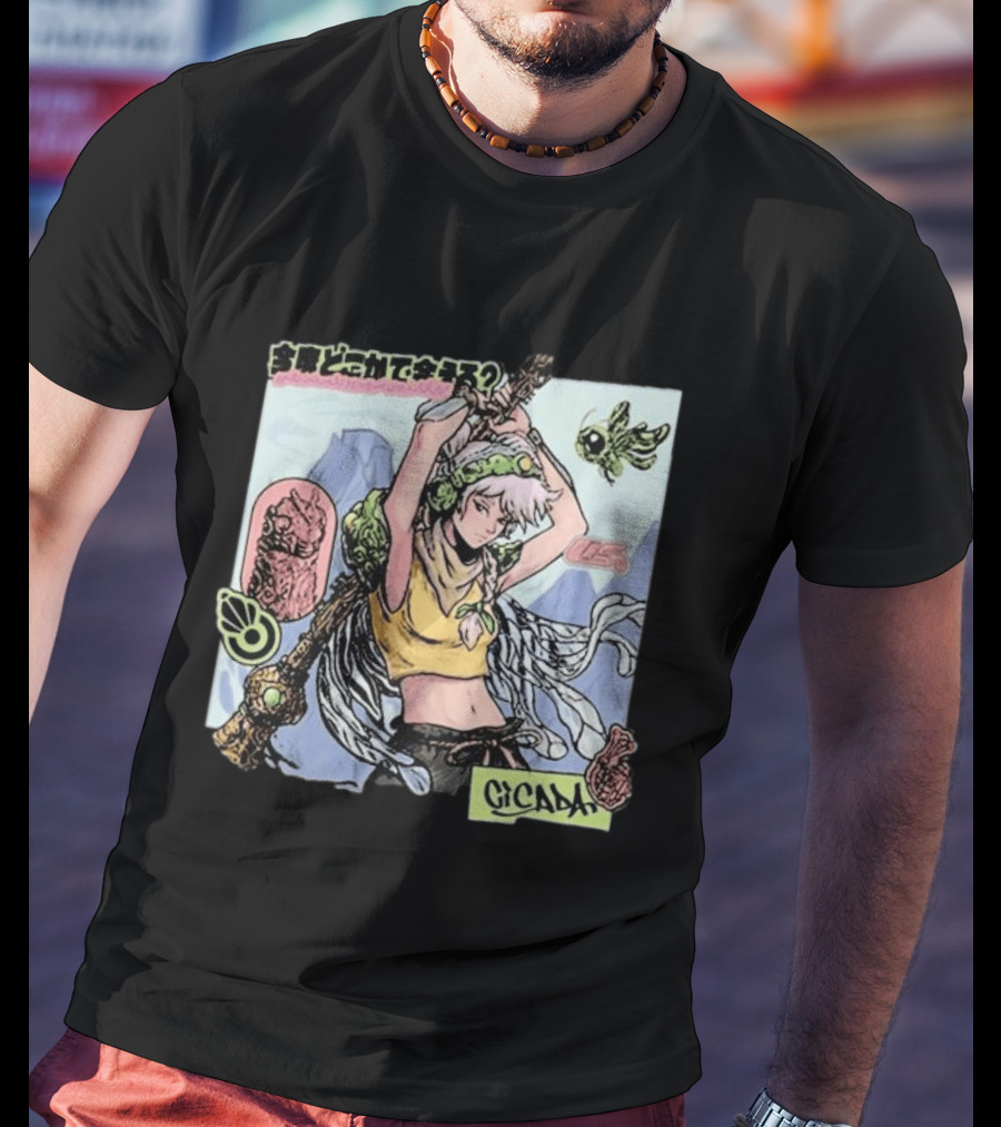 Good Kid Can We Hang Out Tour Cicada Artwork With Manga T-Shirt
