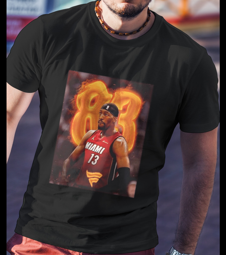 Bam Adebayo Miami 83 Points NBA 13 Basketball Heat T-Shirt