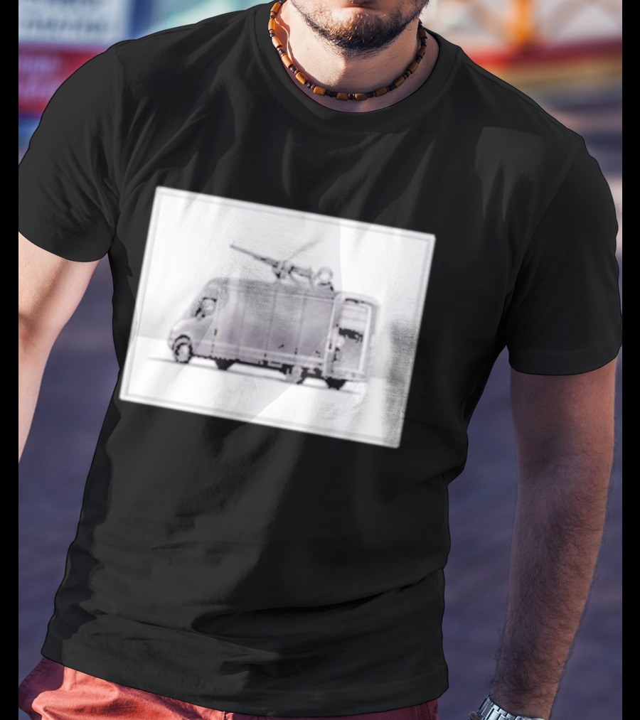 Boldy James Manhunt Banksy Inspired Armored Truck Scene T-Shirt