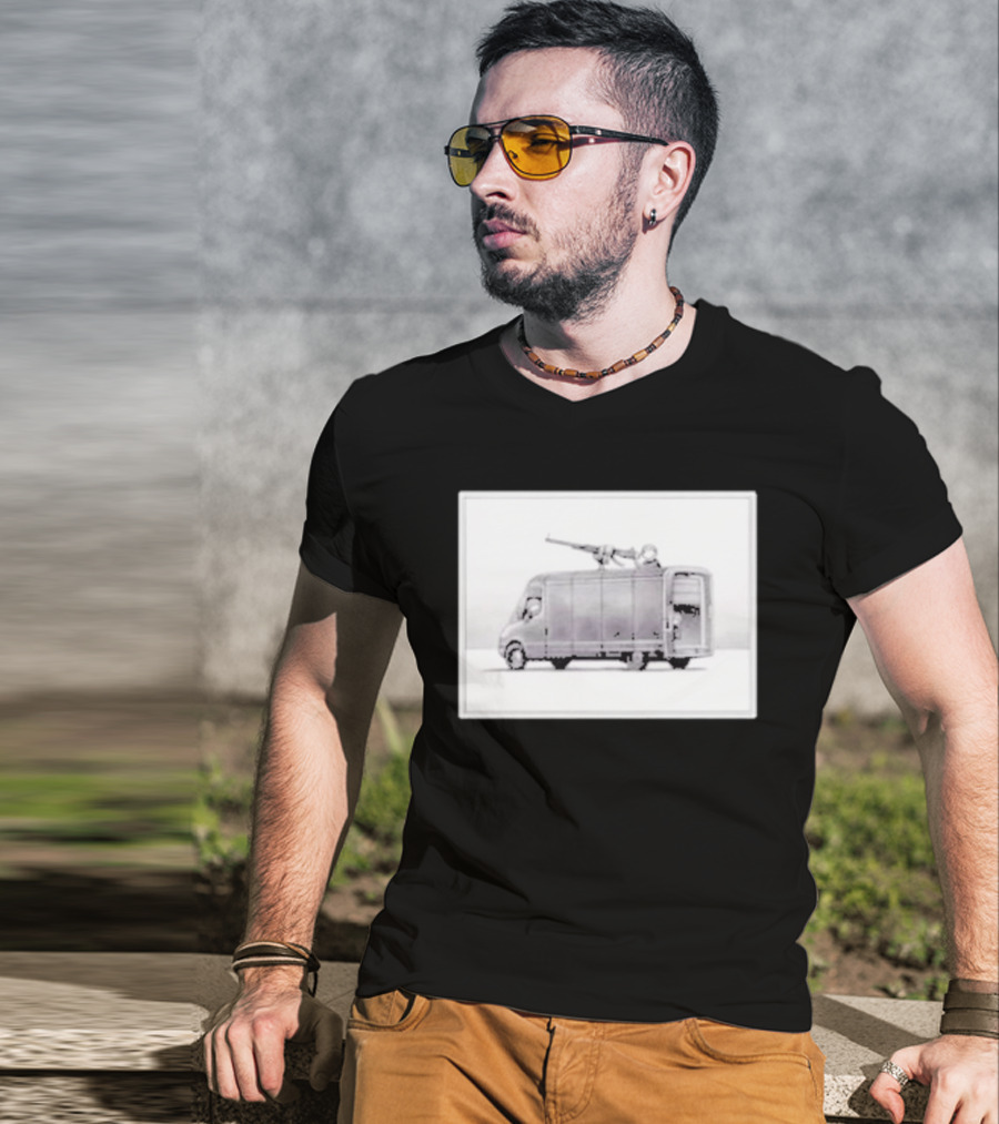 Boldy James Manhunt Banksy Inspired Armored Truck Scene T-Shirt