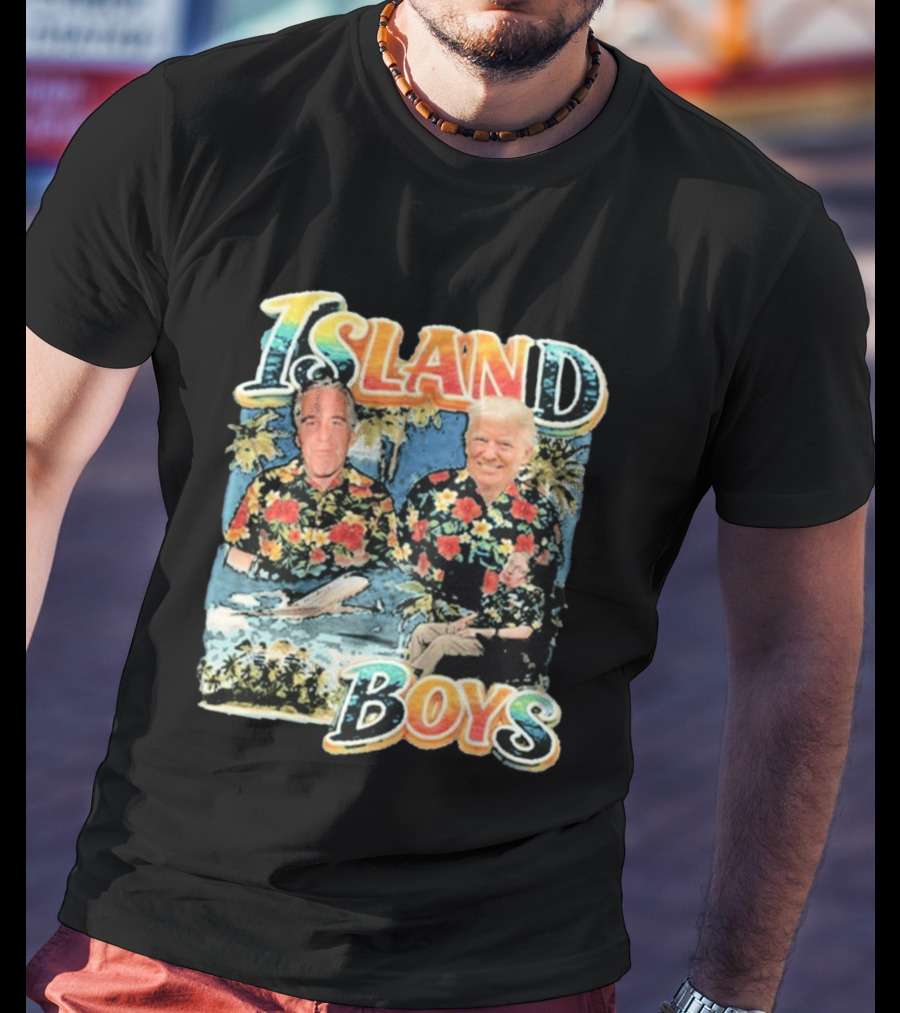 Island Boys Trump Epstein Hawking Hawaiian T-Shirt