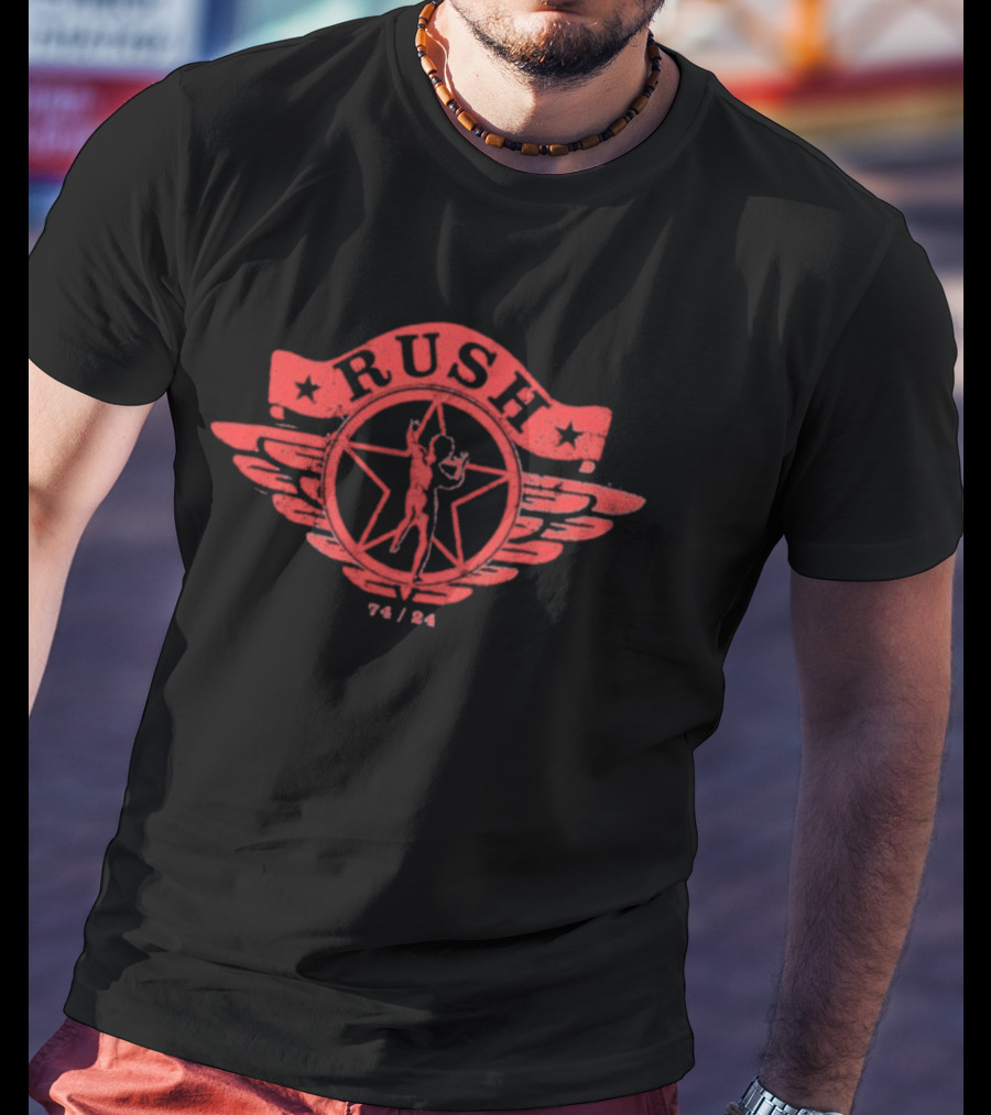 Rush 74 24 Wings Star Man T-Shirt
