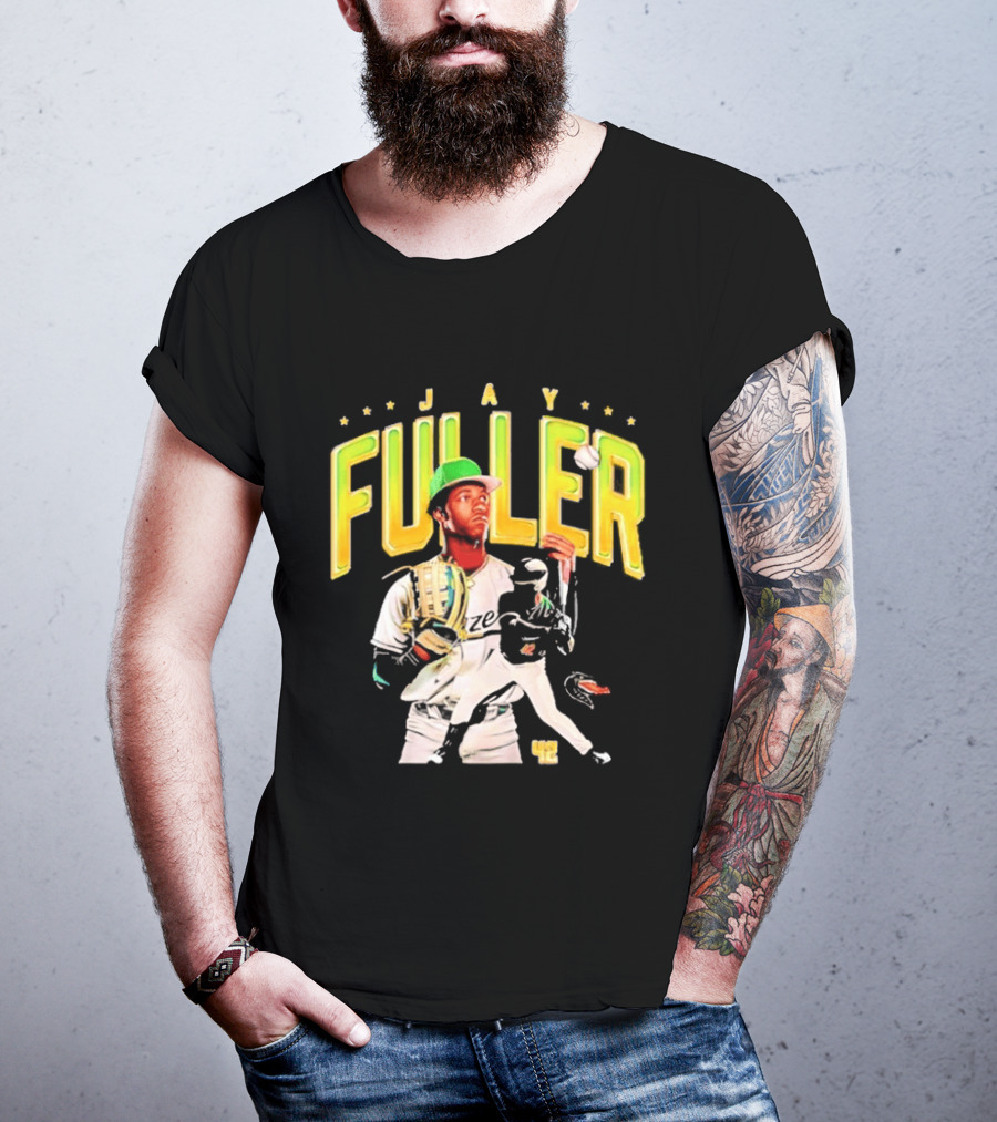 Jay Fuller UAB Baseball Player NCAA Collage With Catcher And Batter T-Shirt