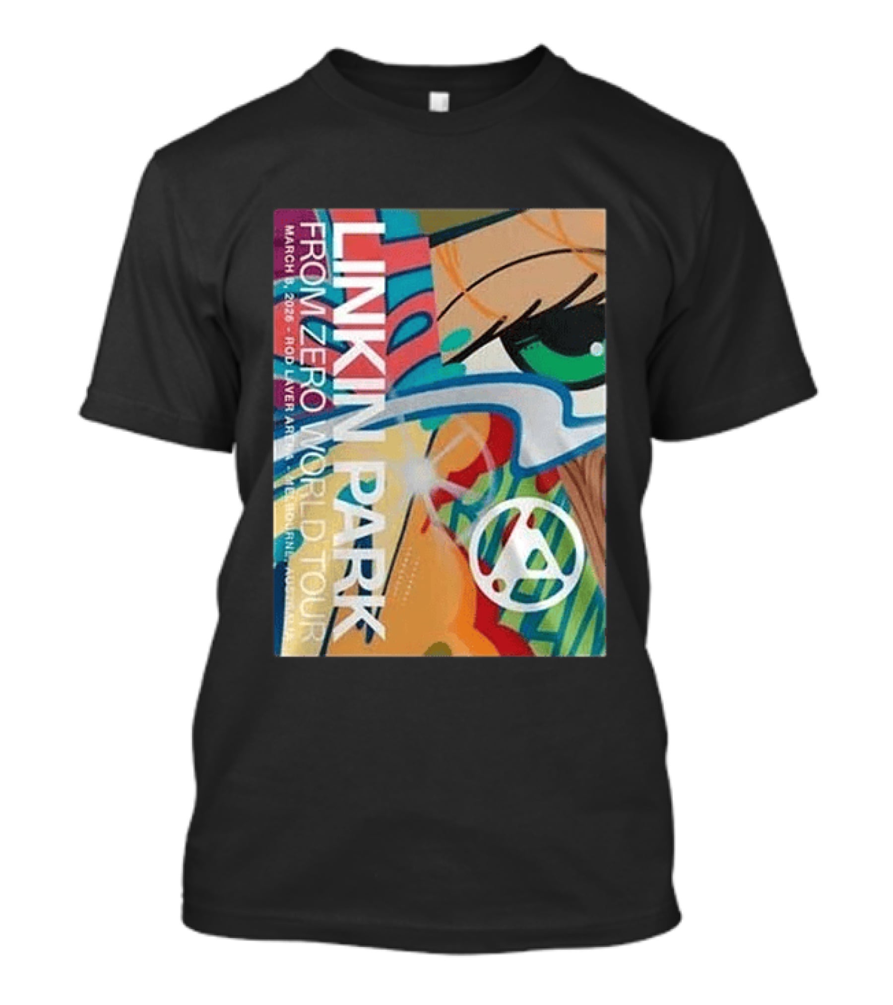 LINKIN PARK From Zero World Tour March 2026 Marvel Stadium Melbourne T-Shirt