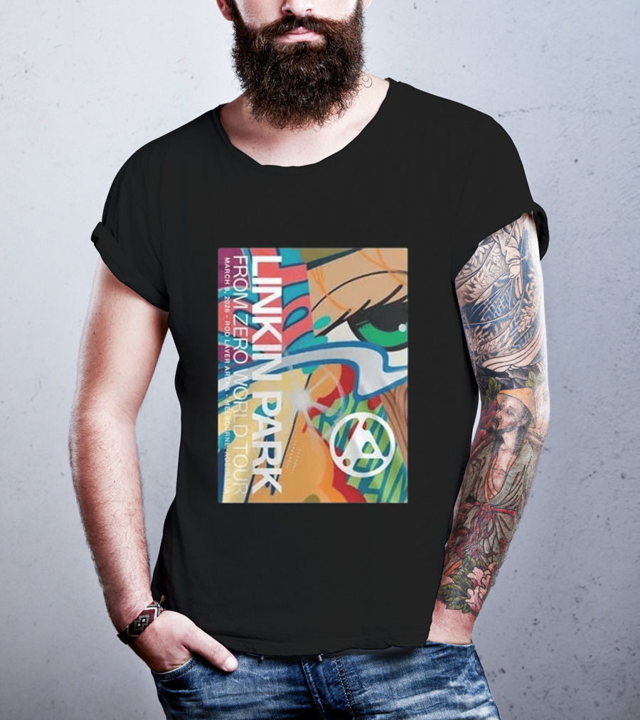 LINKIN PARK From Zero World Tour March 2026 Marvel Stadium Melbourne T-Shirt