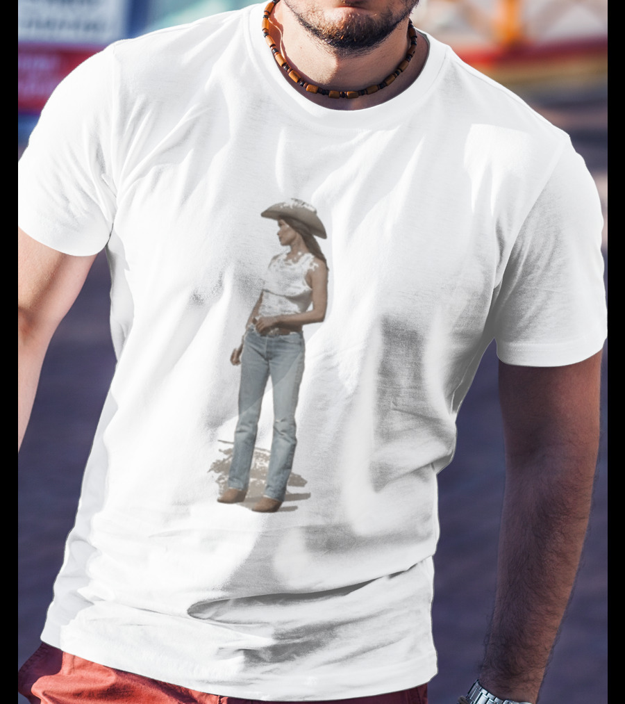Kacey Musgraves Middle Of Nowhere Cowgirl Style Jeans And Hat T-Shirt