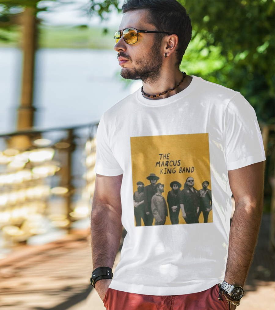 The Marcus King Band Vintage American Tour Group Photo T-Shirt